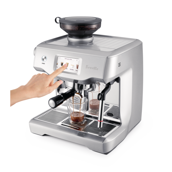 ⁦מכונת קפה מקצועית עם מסך מגע ו 2 דודים Breville Oracle® Touch BES990⁩ – תמונה ⁦9⁩